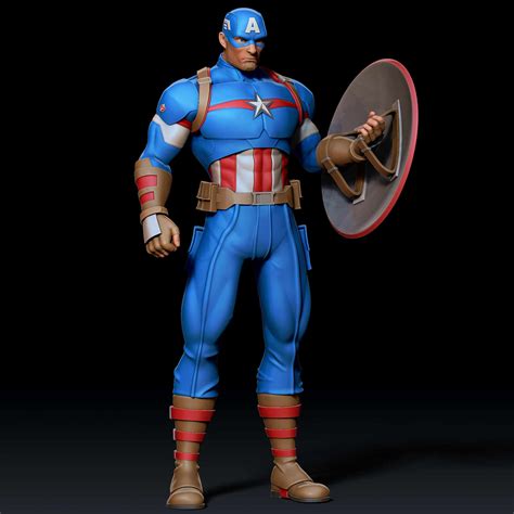 Captain America - Fan Art - ZBrushCentral