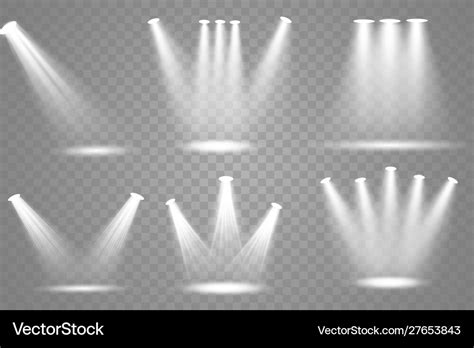 Spotlight light effect Royalty Free Vector Image