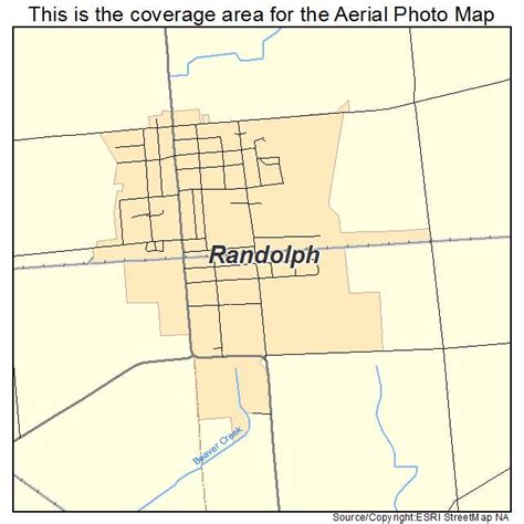 Aerial Photography Map of Randolph, WI Wisconsin