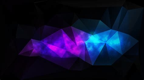 Online crop | abstract painting, space, low poly HD wallpaper | Wallpaper Flare