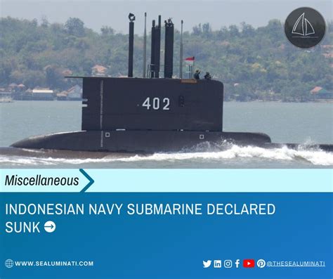 Indonesian Navy Submarine Declared Sunk | Navy, Submarine, Indonesian