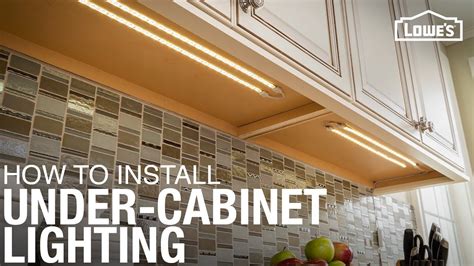 How to Install Under Cabinet Lighting