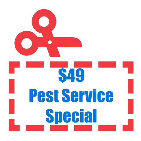 Coupons And Specials -- Concord Pest Control