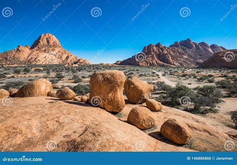 Spitzkoppe, Unique Rock Formation in Damaraland, Namibia Stock Photo ...