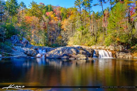 Fall Colors at Linville Falls North Carolina | Royal Stock Photo