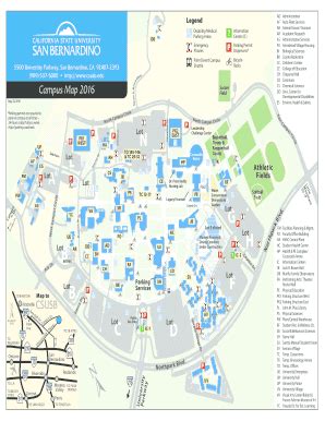 Csusb Map Pdf - Fill Online, Printable, Fillable, Blank | pdfFiller