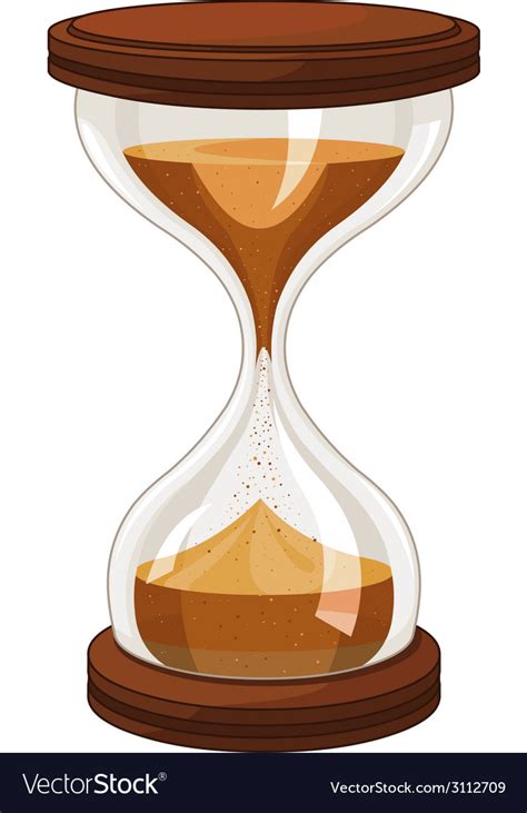 Sand clock Royalty Free Vector Image - VectorStock