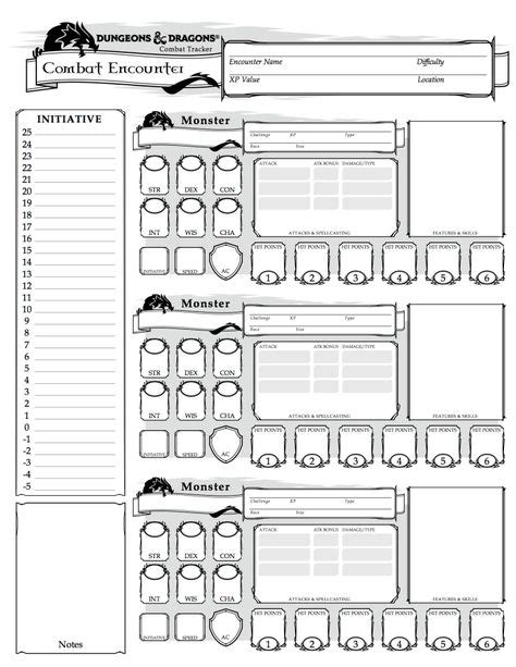 Free Printable Dnd Character Sheets 5e Pdf