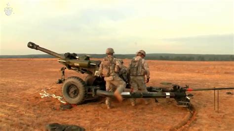 Firing The Little But Devastating M119 Howitzer & 15Mm M777 Howitzer ...