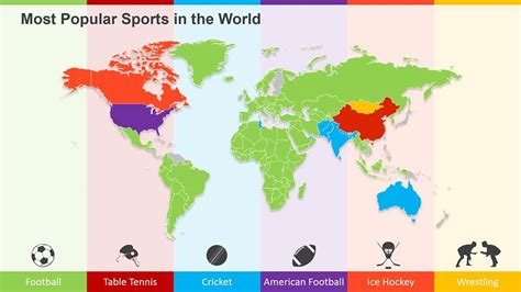 This is a map that shows what each county's favorite sport is. | Sports ...