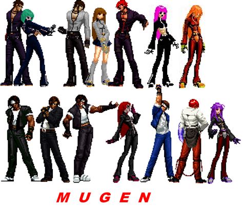 Mugen Kof Characters by OrochiDarkKyo on DeviantArt