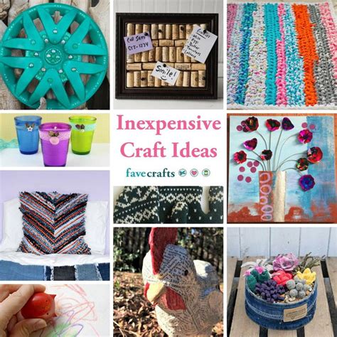 Crafting on a Budget: 39 Inexpensive Craft Ideas | Inexpensive crafts, Crafts, Easy yarn crafts