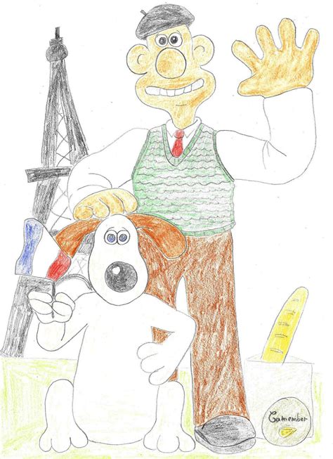 Wallace and Gromit at Paris by Astrogirl500 on DeviantArt