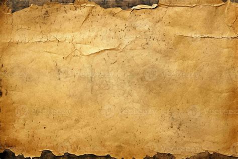 Aged parchment texture featuring dark, tattered edges. AI Generated 28718305 Stock Photo at Vecteezy