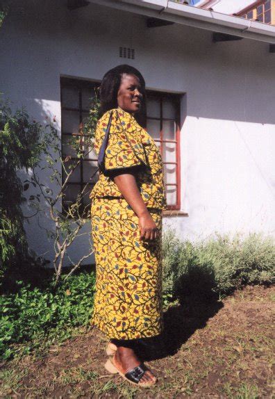 Thipa's Family Column: Agness in Malawi traditional wear