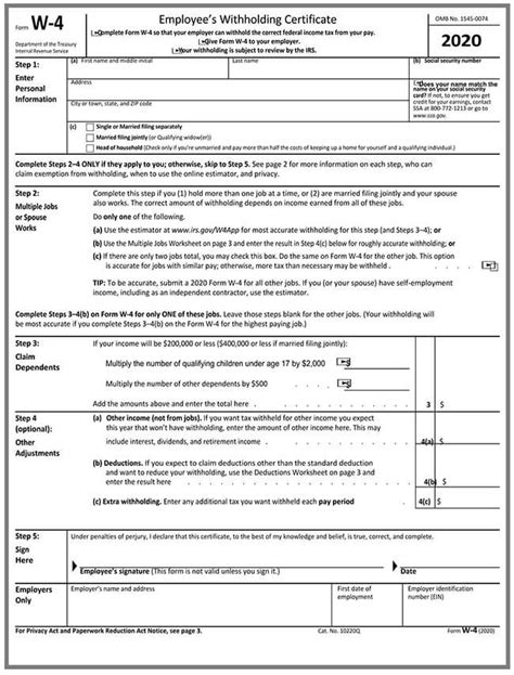 How to Fill a W-4 Form (with Guide)