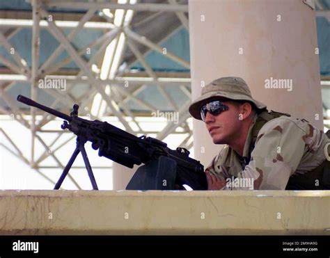 Lance Corporal Daniel W. Mattern, USMC, of the Interim Marine Corps ...