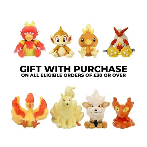 Fire-Type Pokémon Sitting Cuties Plush | Pokémon Center UK Official Site