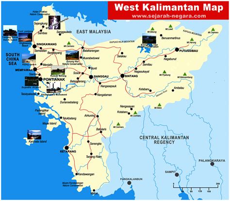 West Kalimantan Map High Resolution | Sejarah News