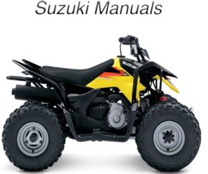 Suzuki ATV Repair Manuals