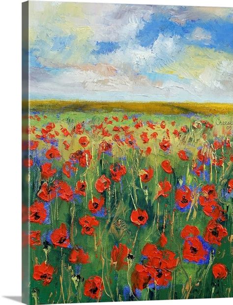 Poppy Painting | Great Big Canvas