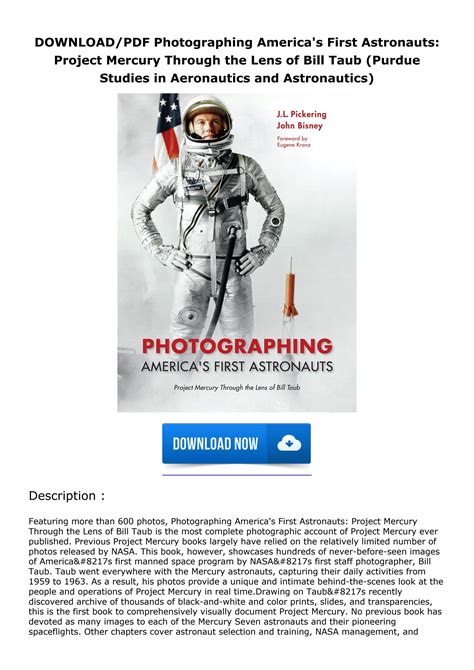 DOWNLOAD/PDF Photographing America's First Astronauts: Project Mercury ...