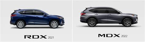 2021 Acura RDX vs. 2022 Acura MDX - Frank Leta Acura