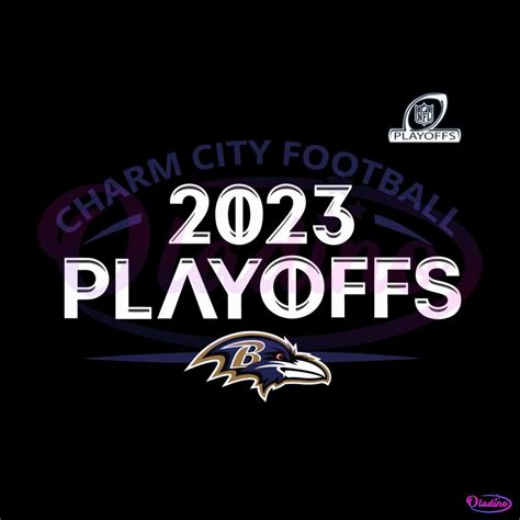 Baltimore Ravens 2023 NFL Playoffs SVG