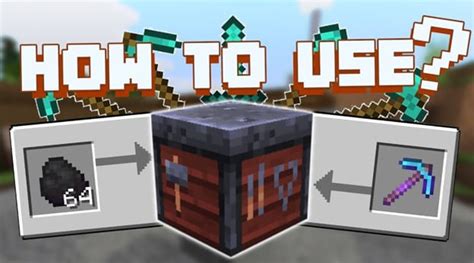 Создание кузнечного стола в Minecraft