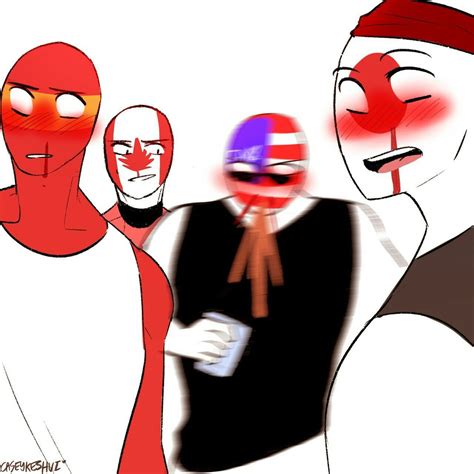 Imágenes y Cómics de Countryhumans. | Country memes, Country humor, Country art