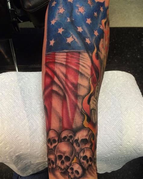 77 American Flag Tattoo Ideas To Show Your Patriotism