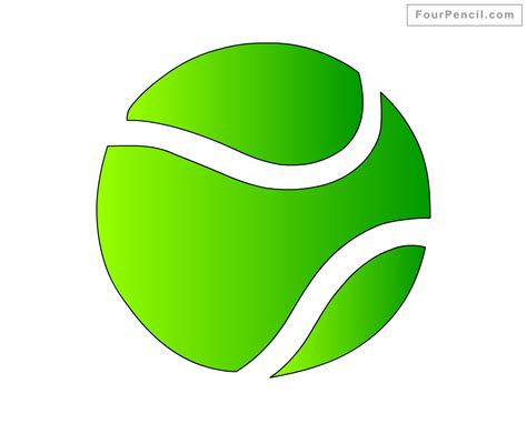 How To Draw Tennis Ball at How To Draw