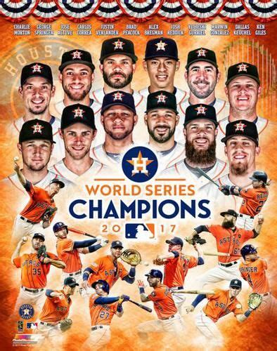 Houston Astros 2017 World Series Champions 12-Stars Premium Poster ...