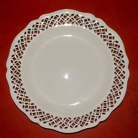Leeds Pottery Plate Pierced Creamware Soft Paste Pearlware C.1780 Signed Leeds | Pottery plates ...