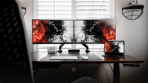 My Dream Dual Monitor Desk Setup 2020! - YouTube