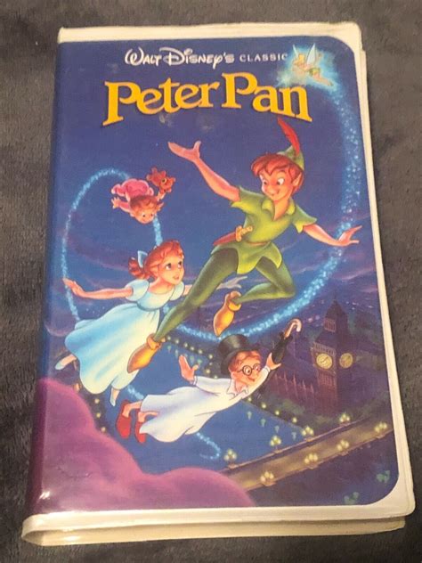 Peter Pan VHS,1990 Disney's Black Diamond Collection #960 Limited Edition | eBay