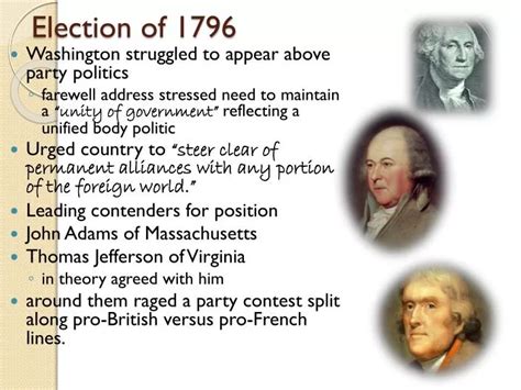 PPT - Election of 1796 PowerPoint Presentation, free download - ID:1560777