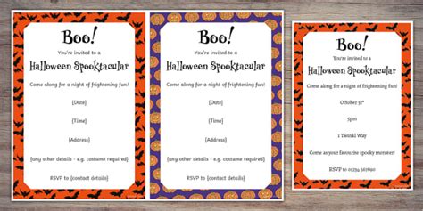 Editable Halloween Party Invitations Printable | Twinkl Party