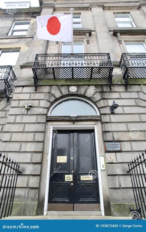 Japanese Consulate Building and Flag Editorial Stock Photo - Image of facade, consulate: 193872403