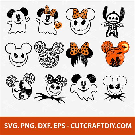 Disney Halloween SVG, Halloween Mickey SVG, Mickey Halloween SVG