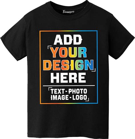 Custom Personalized T Shirt for Youth - Kids Design Your Own Add Your ...