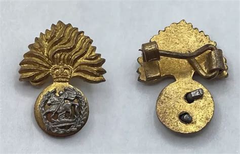 POST WW2 1950'S Queens Crown Mini Northumberland Fusiliers Sweetheart Badge $25.21 - PicClick