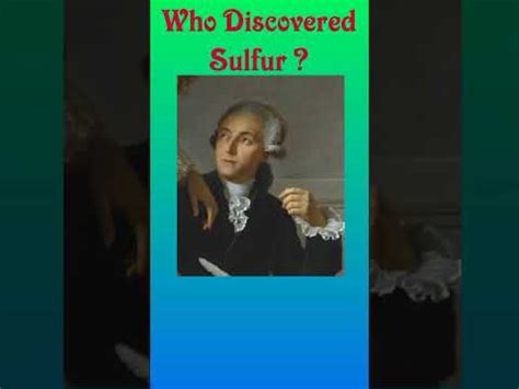 Who Discovered Sulfur ? - YouTube