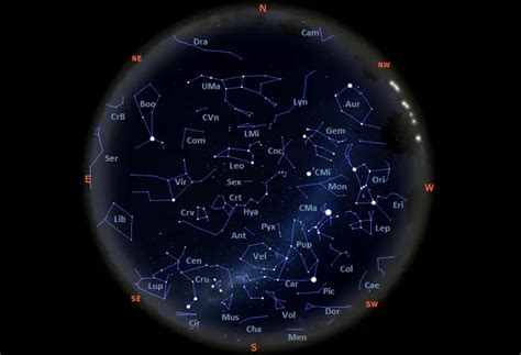 Constellations in the Sky Tonight – Constellation Guide