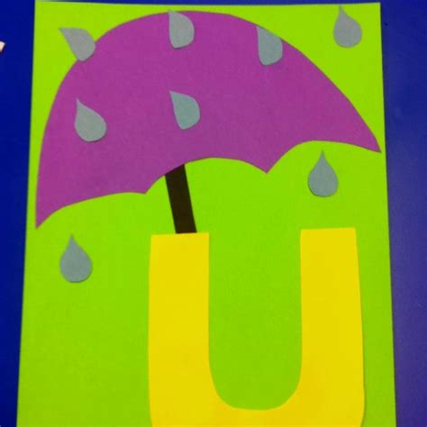 U is for umbrella! | Letter u crafts, Preschool letter crafts, Preschool letters
