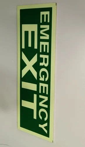 Emergency Exit Sticker at Rs 70/piece in Mumbai | ID: 27447096912