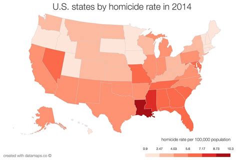 United States Homicide Map