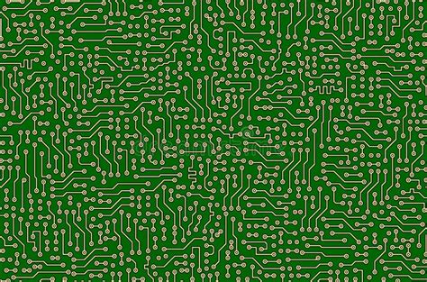 Green Circuit Board Graphical Border Stock Illustration - Illustration of silicon, lines: 12816622