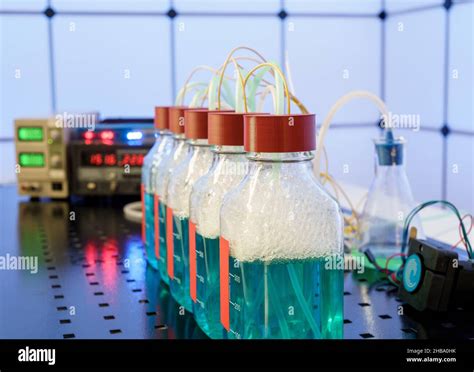 Biohydrogen production research Stock Photo - Alamy