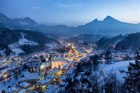 Over the roofs of Berchtesgaden, Germany